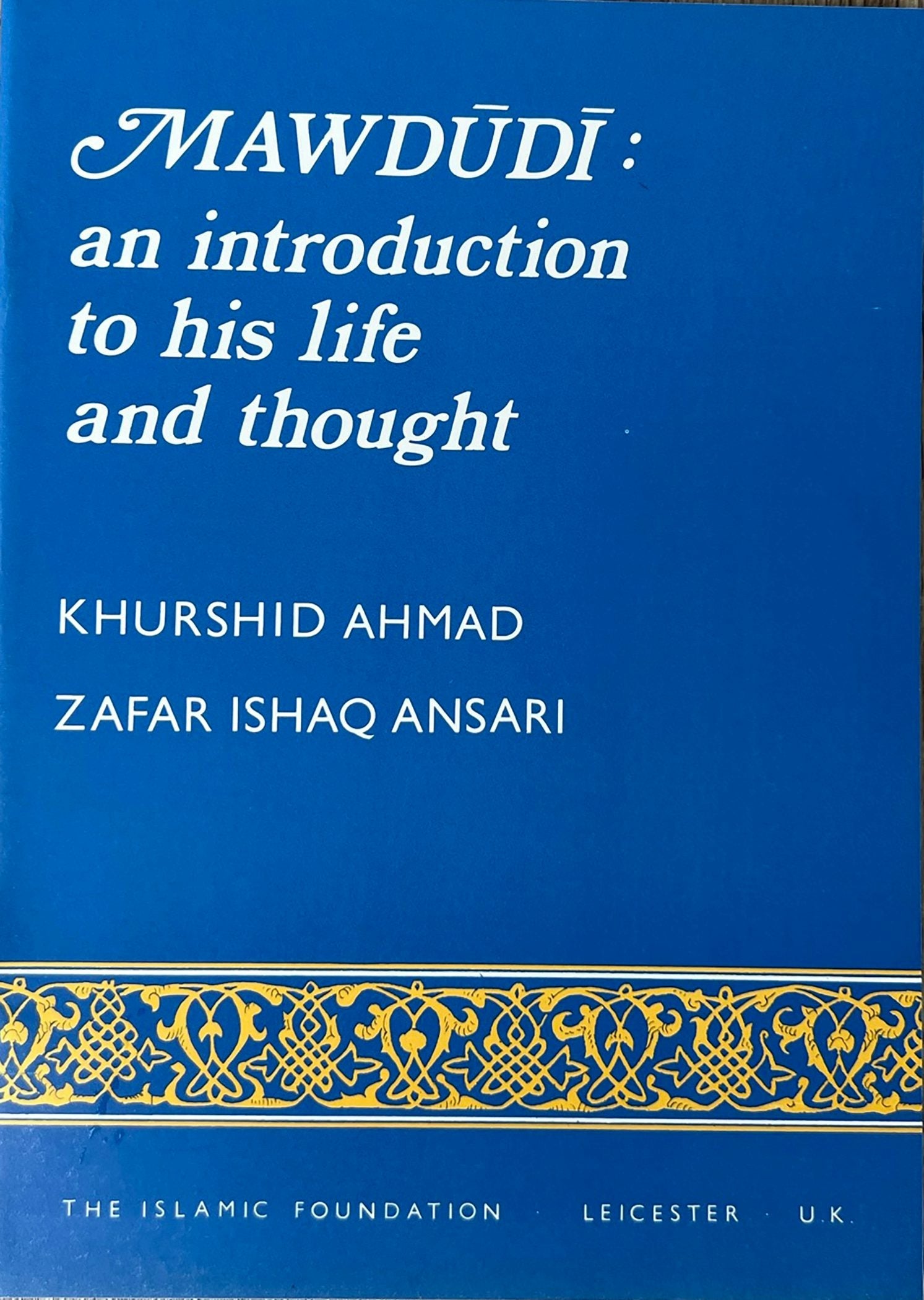 Book cover image for Mawdudi ISBN: 9780860370383